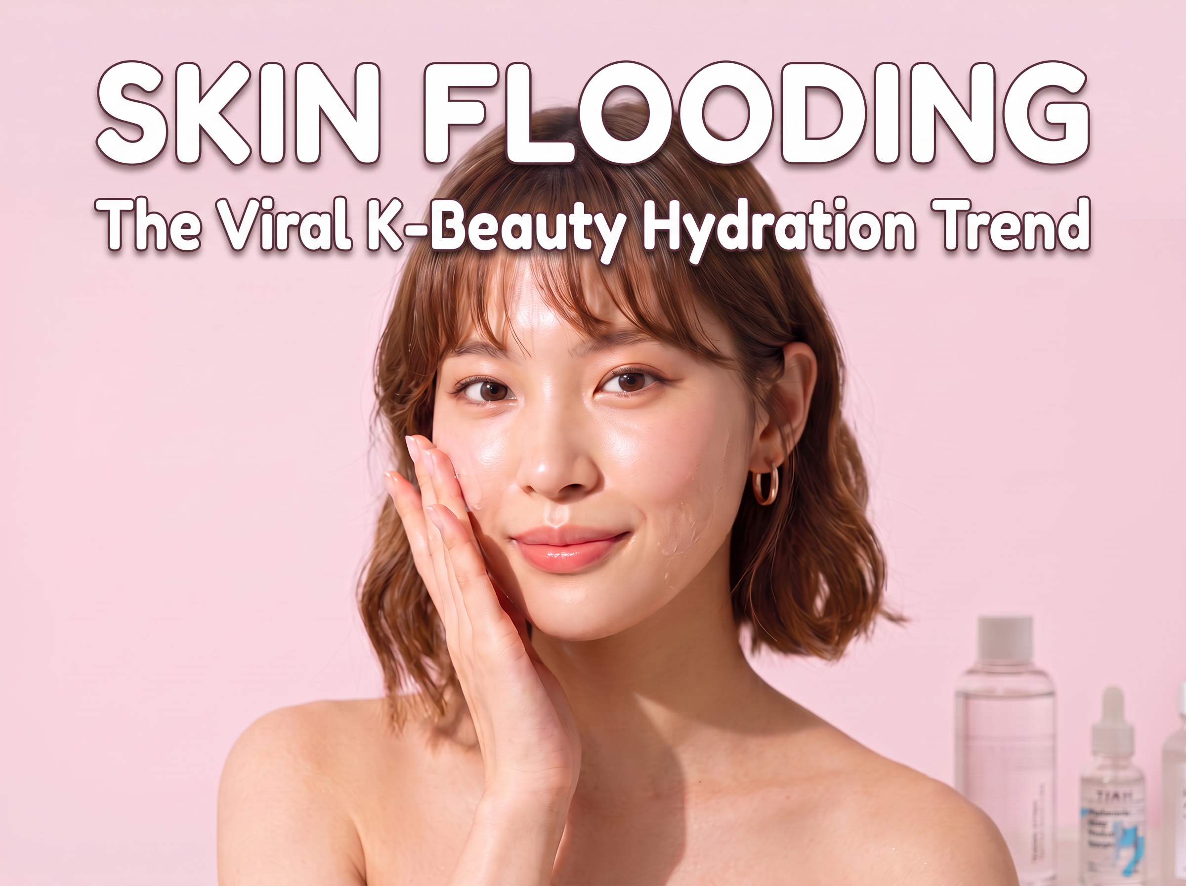 Skin flooding K-beauty hydration trend for dewy, moisturized skin