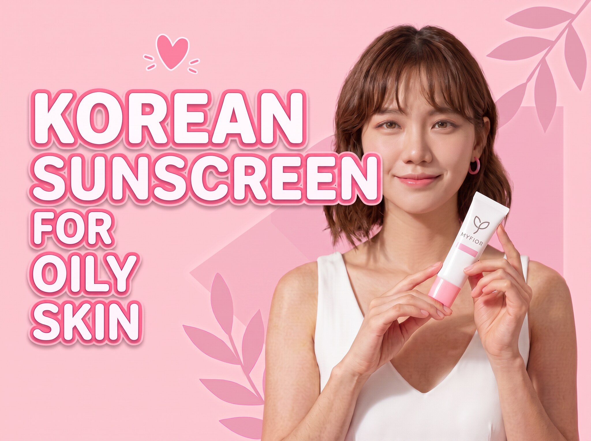 Korean sunscreen for oily skin with a lightweight SPF tube