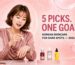 Miso demonstrating serum beside three Korean skincare picks for dark spots in 2026.